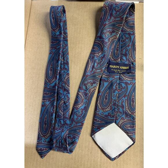 Hardy Amies Pure Silk London Tie - Picture 1 of 2